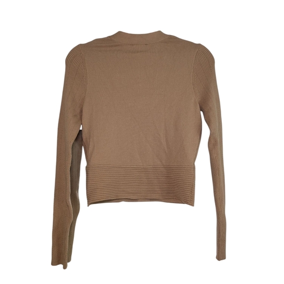 Bebe Beige Button-Up Cardigan - Picture 3 of 6